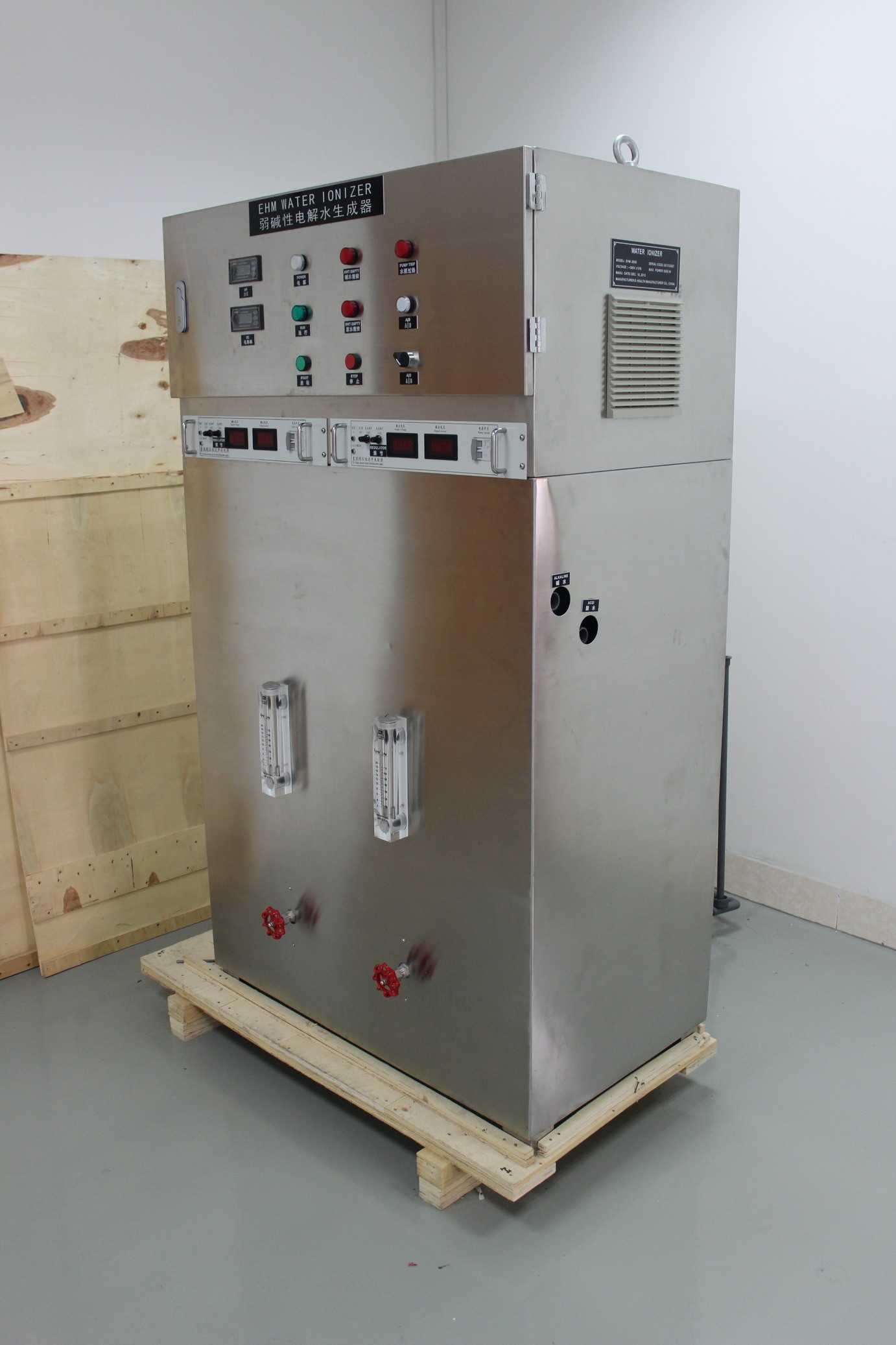 Ionizer da água da grande capacidade que incoporating com o modelo de sistema industrial EHM-1000 do tratamento da água