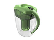 Jarro alcalino verde da água, jarro alcalino do filtro de água do PH 7,5 - 10,0