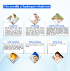 produtor da água do hidrogênio de 600ml/Min Hydrogen Inhaler Breathing Machine