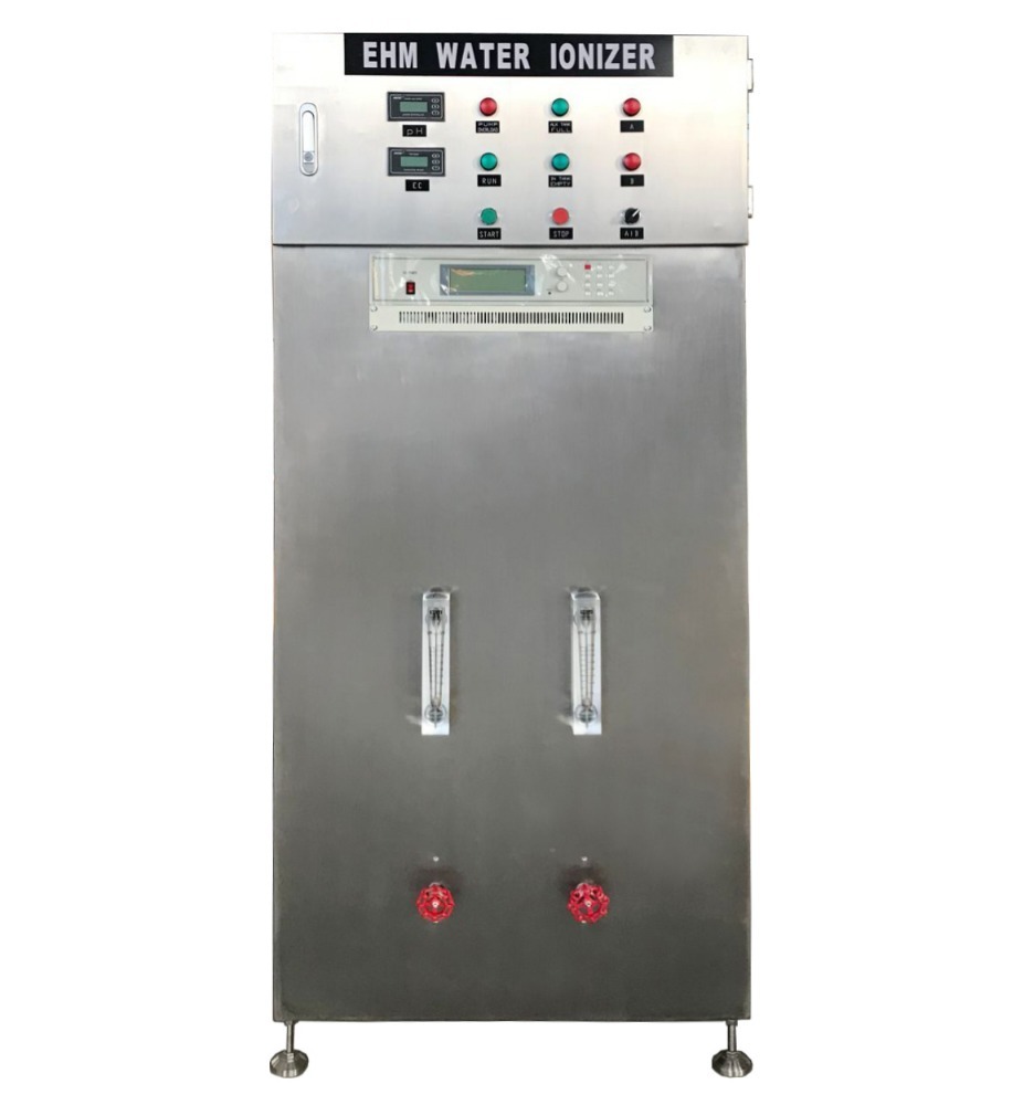 Ionizador de água industrial 1000L/h alcalino ácido aço inoxidável